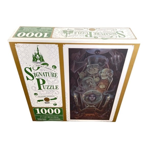 Disney Parks Haunted Mansion Madame Leota Hitchhiking Ghosts Signature Puzzle - Picture 3 of 5
